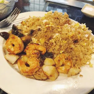 Combo Hibachi Shrimp and Scallops Combo