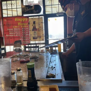 This guy knows his hibachi!