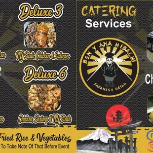 the menu of the restaurant