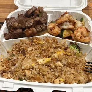 Steak &amp; Shrimp Plate