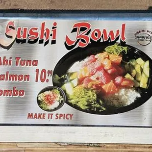 the menu