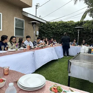 Party seating for 24 ppl!