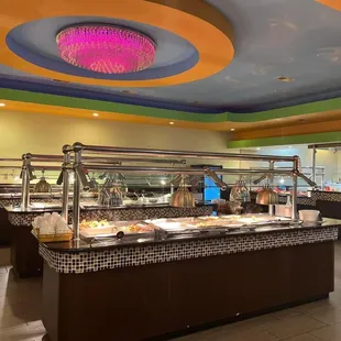 the food being served