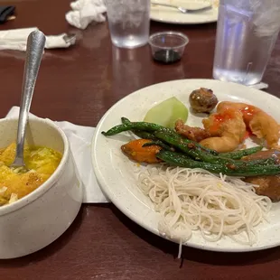 Egg drop soup is so good!! Plate number two!