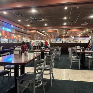 the interior of a restaurant