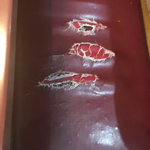 Just another example of the bad quality of the interior seats