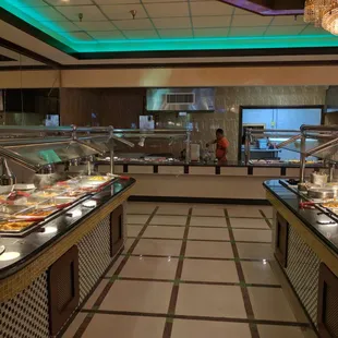 a view of a buffet