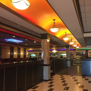 the interior of the restaurant