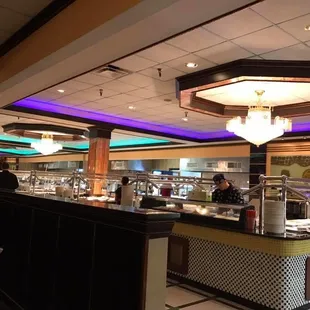 the interior of a restaurant