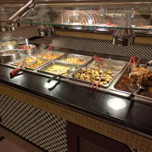 a variety of food items