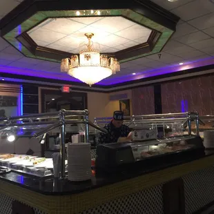 sushi and sashimi, interior