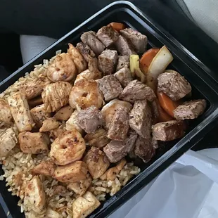 Everything is dry and chewy. Not worth the price