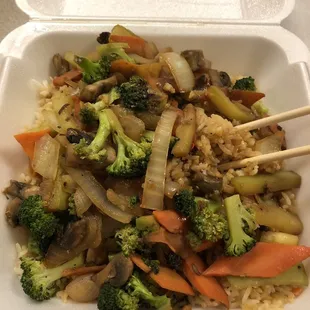 Veggie hibachi