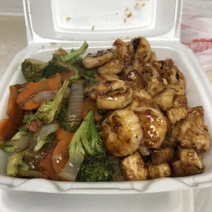 Double meat (Chicken &amp; Shrimp)