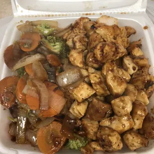 Double meat chicken entree