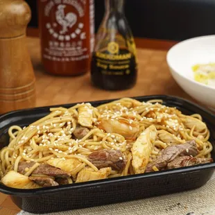 Hibachi Noodle Triple Combao