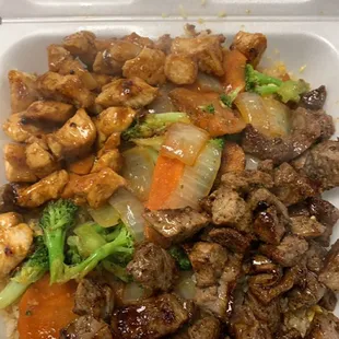 a close up of a container of food