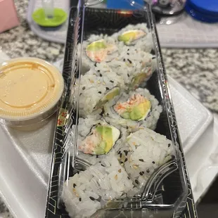 California Roll add cream cheese
