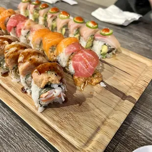 (L to R) Arizona Roll, Mistake Special Roll, Anthem Roll