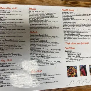 2/2/23 menu Located in the food court  (The Yelp address is incorrect)