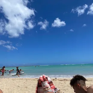 Beautiful day at Hickam beach