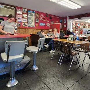 diners sitting at the counter