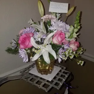 What I got, and this photo looks better than it did in person! Very disappointed!