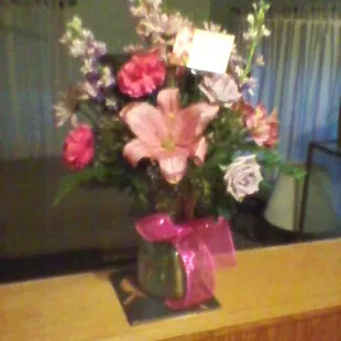 Flowers for my mother-in-law.