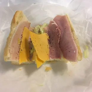 Hickory Ham cheap ass sandwich