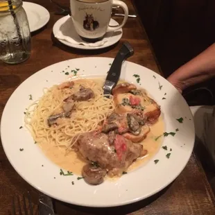 Stuffed Chicken Marsala