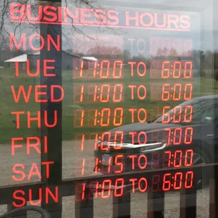 Hours as of 3/31/21