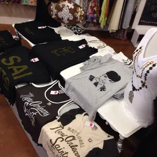 I'm hyperventilating over all this Saints merch!