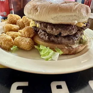 Double cheeseburger