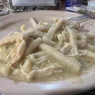 Chicken &amp; Noodles off the Catfish Buffett.
