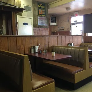 the interior of a restaurant