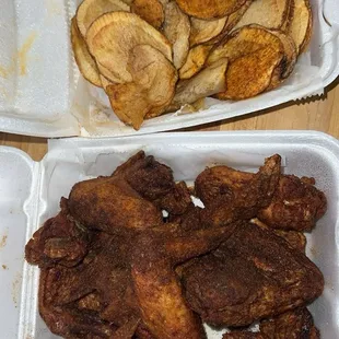 Chicken wings and hojo