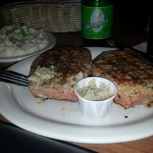A &quot;small&quot; portion of pork chops.