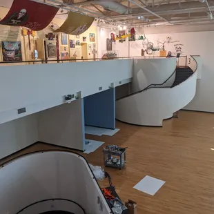 View from the third floor at the Hickory Museum of Art