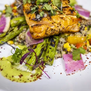 grilled fish, fish, seafood, food, grilled seafood