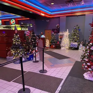 Entrance to ticket stand