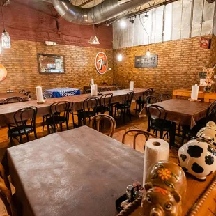 the interior of the restaurant