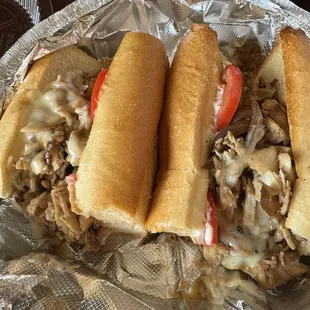 Chicken cheesesteak