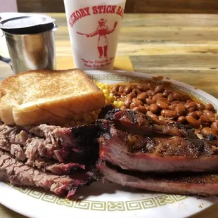 The Brisket and Ribs combo