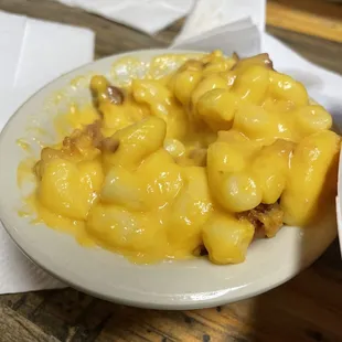 Mac and cheese w/ bacon