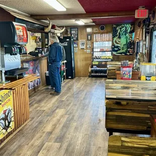 Entrance and ordering desk