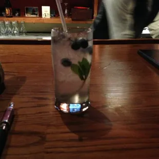 Blueberry mojito