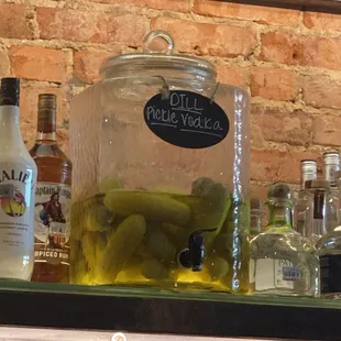 Dill pickle vodka