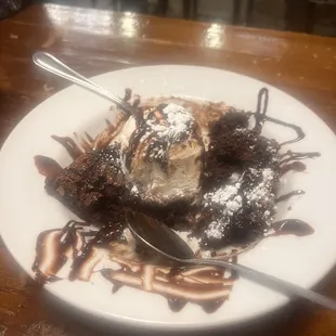 The brownie sundae