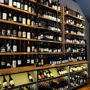 More wines from which to choose