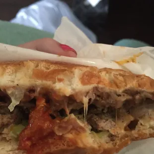 Carne asada torta, yummy!